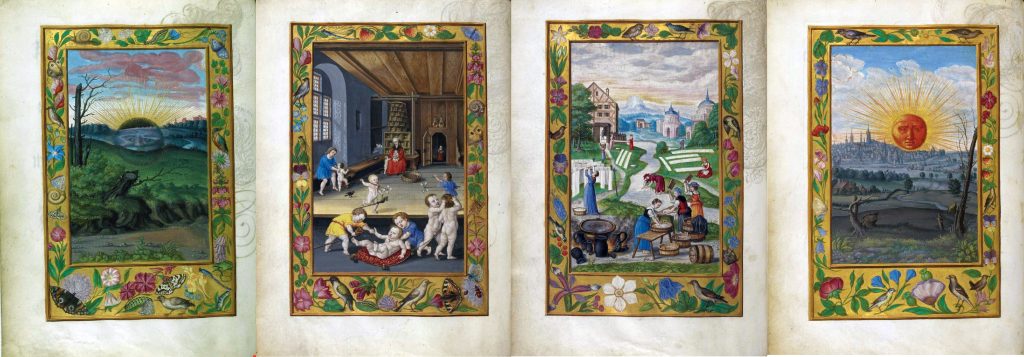the final four plates from the Splendor Solis represent solution or putrefaction, coagulation, sublimation, and separation according to the 16th century manuscript