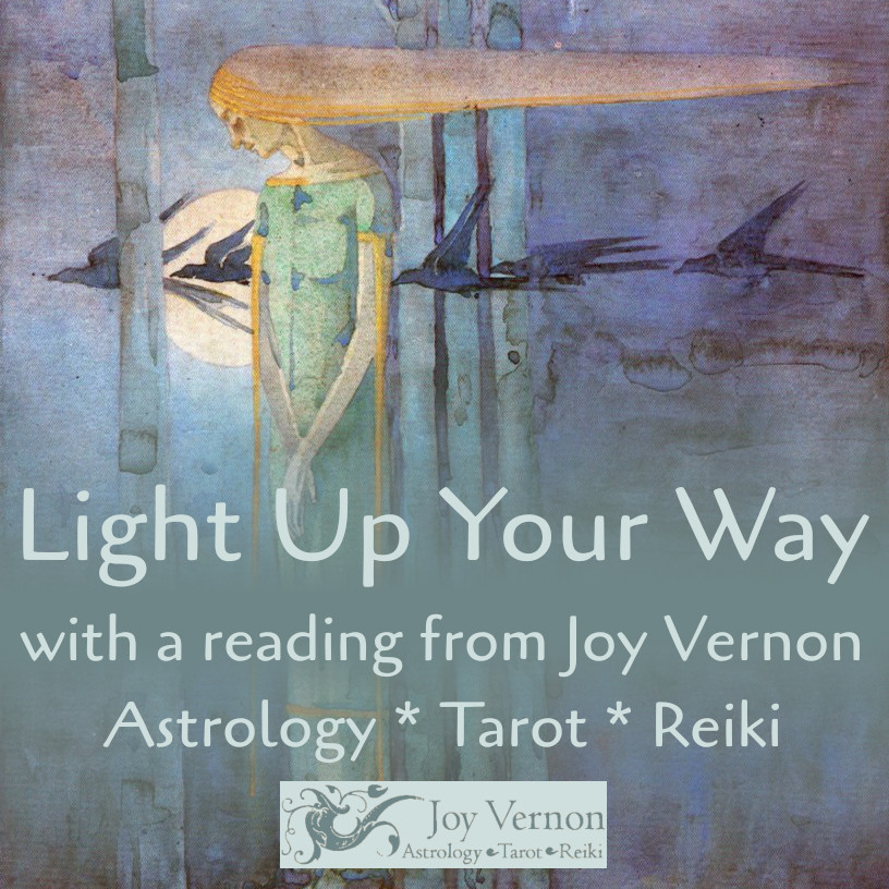 Book your intuitive tarot or astrology reading now with Joy Vernon Astrology * Tarot * Reiki.